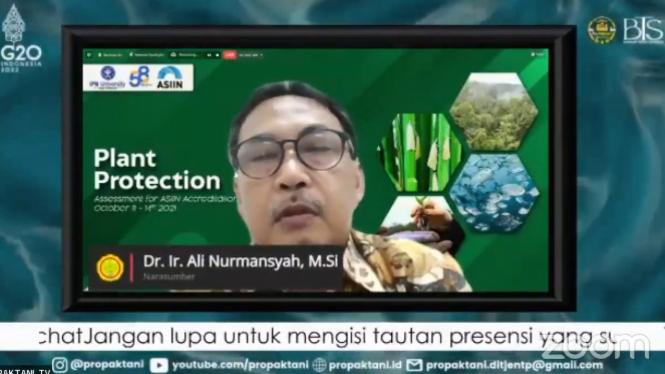  Dr. Ali Nurmansyah, dosen IPB University dari Departemen Proteksi Tanaman.