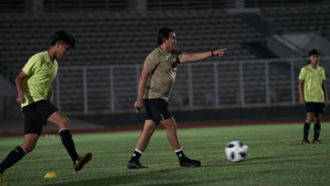 Latihan Timnas Indonesia U-16