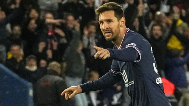 Lionel Messi bersama Paris Saint-Germain