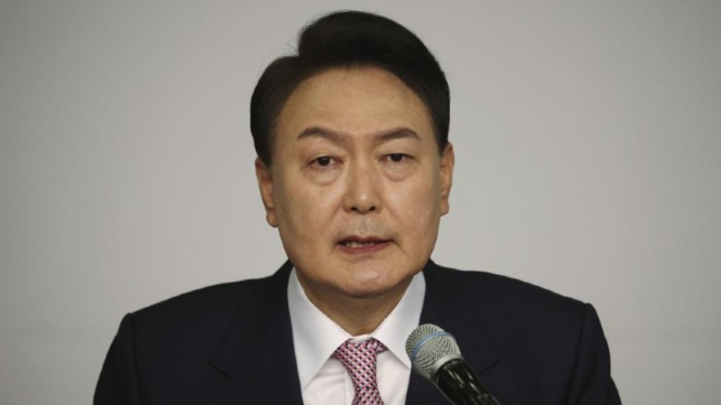 Presiden terpilih Korea Selatan, Yoon Suk Yeol.