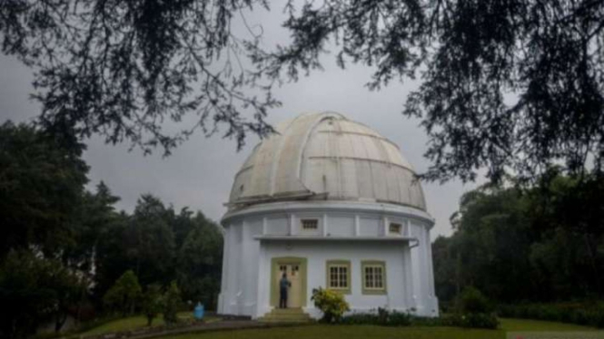 Observatorium Peneropongan Bintang Bosscha yang merupakan peninggalan bersejarah di Lembang, Jawa Barat, Kamis, 23 Januari 2020.