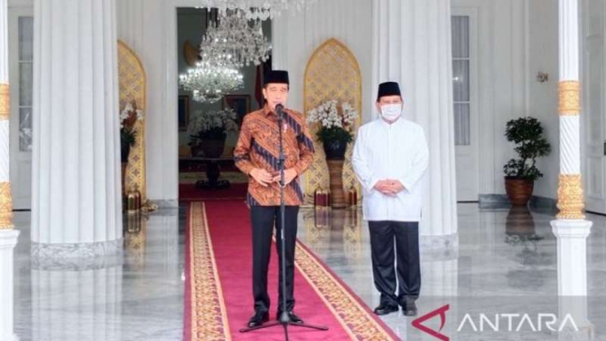 Prabowo bertemu Jokowi di Istana Kepresidenan Gedung Agung Yogyakarta