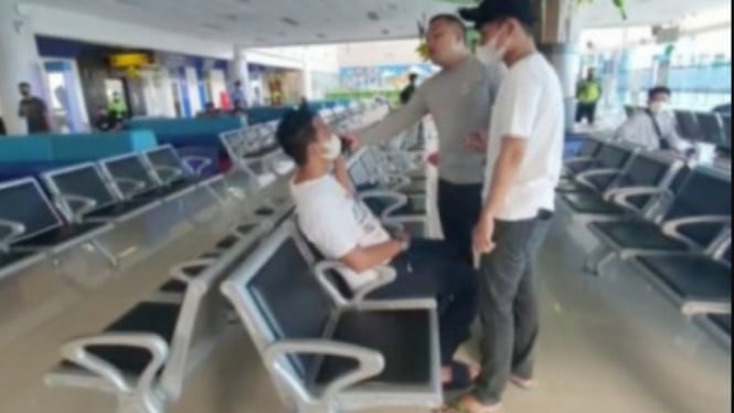 Briptu Hasbudi ditangkap di Bandara Juwata Kaltara