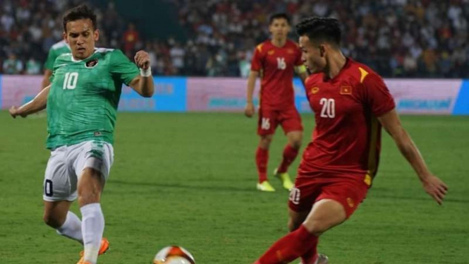 Duel Timnas Indonesia U-23 melawan Vietnam