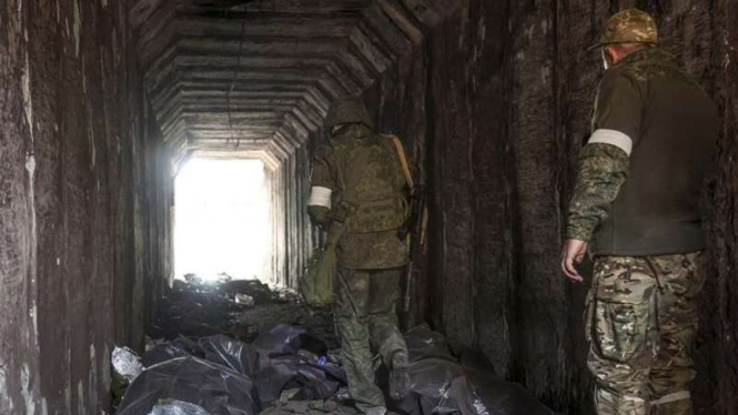 VIVA Militer: Kantong mayat warga sipil Ukraina
