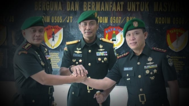 VIVA Militer: Serahterima jabataan Kodim 0505/Jakarta Timur.