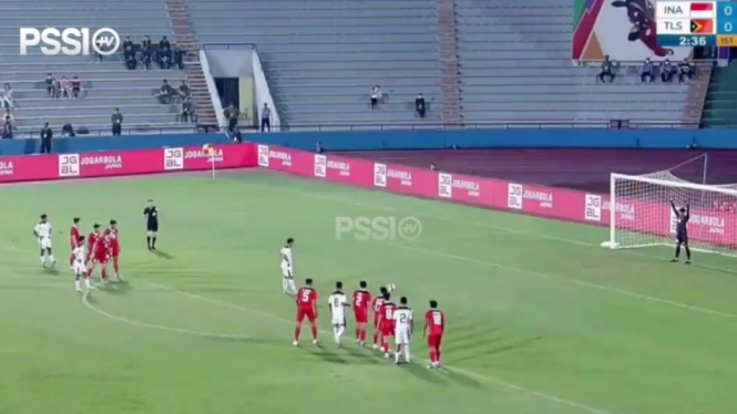 Pertandingan Timnas Indonesia U-23 vs Timor Leste di SEA Games 2021