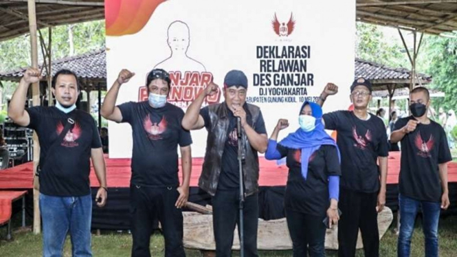 Relawan di Daerah Istimewa Yogyakarta (DIY) dukung Ganjar Pranowo jadi capres