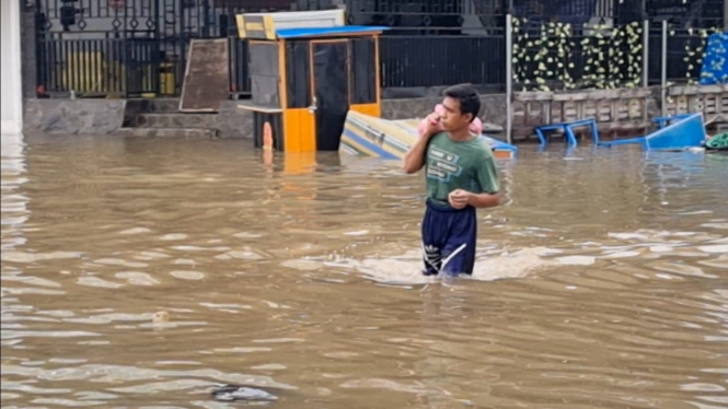 Puluhan Rumah dan Jalan di Kota Tangerang Terendam Imbas Hujan