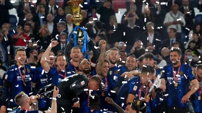 Inter Milan juara Coppa Italia 2021/22