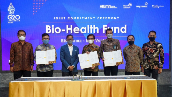 Bio Farma bersama MDI Ventures meluncurkan Bio-Health Fund.