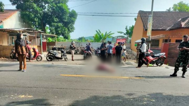 Korban tewas tertabrak kendaraan konvoi Taruna Polisi di Lombok