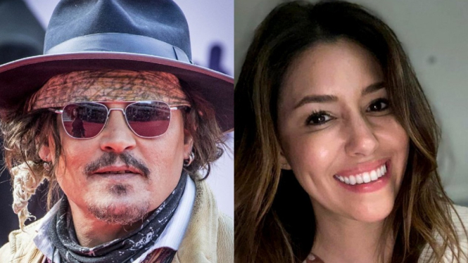 Johnny Depp dan Camille Vasquez.