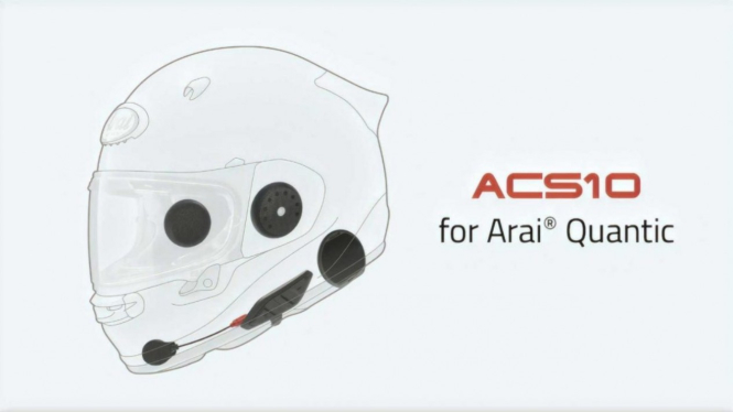 Ilustrasi gambar konsep helm ACS10