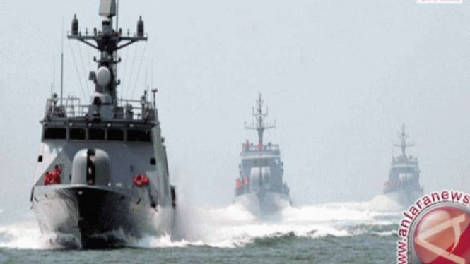 ilustrasi China menggelar latihan militer selama enam hari di Laut China Selatan