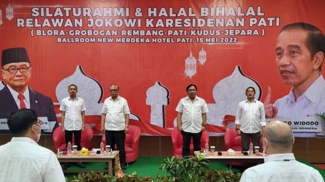 Relawan Plat K nyatakan siap setia bersama Jokowi 2024