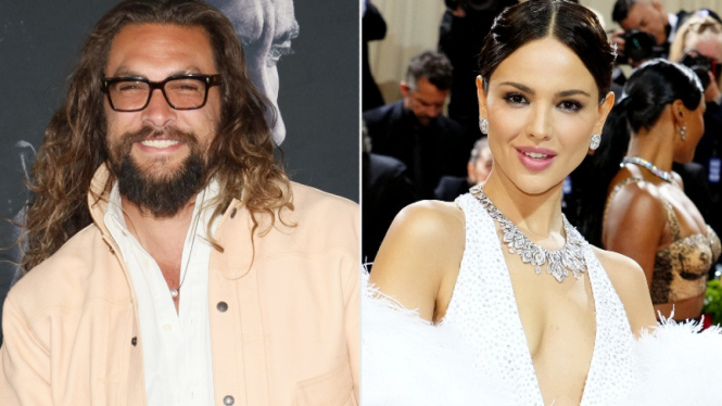 Jason Momoa dan Eiza Gonzalez.