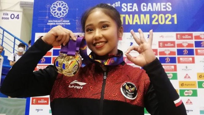 Pesenam Rifda Irfanaluthfi, peraih tiga medali SEA Games 2021