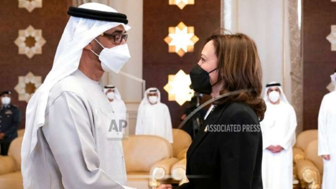 Kamala Harris di Abu Dhabi sampaikan duka atas Syekh Khalifa bin Zayed Al Nahyan