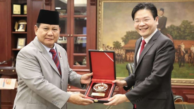 Prabowo Subianto z Lawrence'em Wongiem