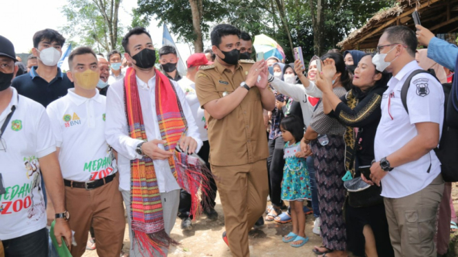 Raffi Ahmad dan Wali Kota Medan, Muhammad Bobby Afif Nasution.