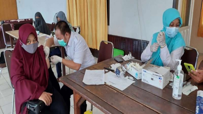 Vaksinasi di Kalimantan Timur