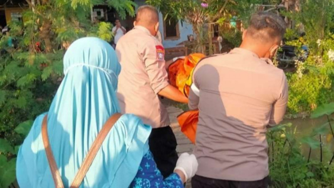 Polisi menemukan mayat balita AFR di Pemalang, Jawa Tengah, Rabu, 18 Mei 2022.