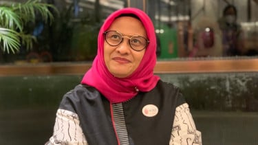 Direktur Utama Telkom Dian Siswarini.