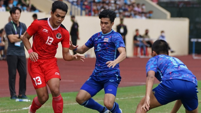 Pertandingan Thailand vs Indonesia di SEA Games 2021