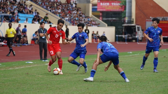 Thailand vs Indonesia di semifinal SEA Games 2021