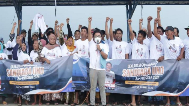 Relawan di Lamongan dukung Sandiaga Uno jadi capres 2024