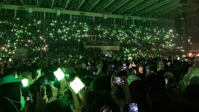 Konser NCT Dream di Istora Senayan, Jakarta.