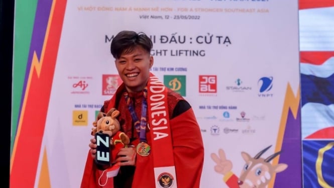 Lifter Indonesia, Rahmat Erwin Abdullah di SEA Games 2021