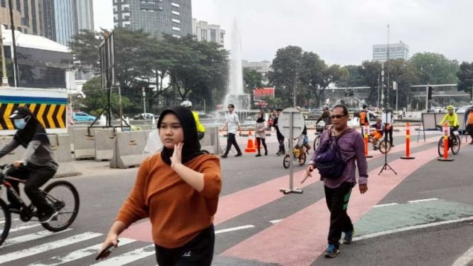 Car Free Day di Jakarta diberlakukan lagi setelah masa pandemi