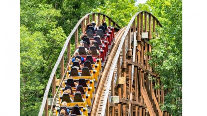 Roller coaster kayu