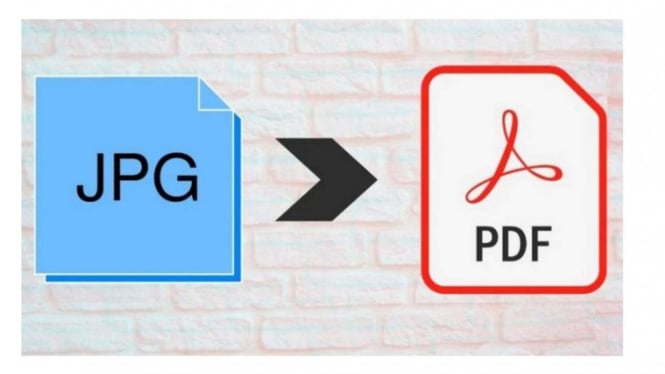 Mengubah foto ke PDF.