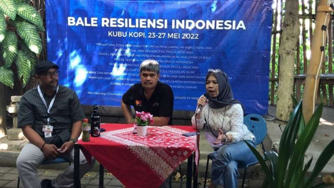 Konpres yayasan IDEP terkait pelaksanaan GPDRR di Bali