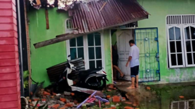 Angin Kencang Dan Hujan Es Di Binjai, 510 Rumah Rusak