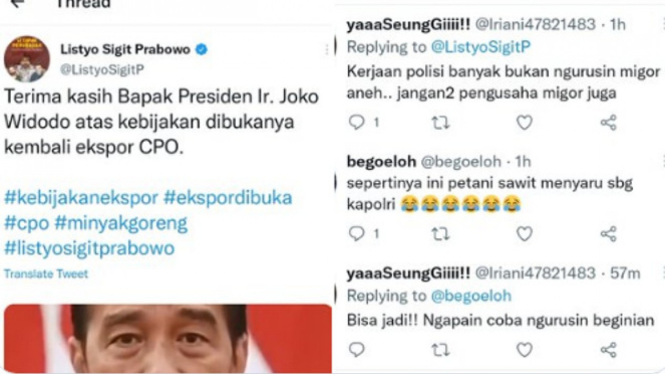 Cuitan Terima Kasih Kapolri ke Jokowi, Tapi Langsung Dihapus! 