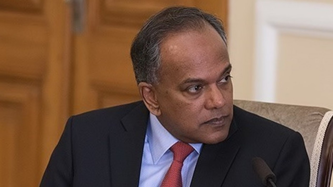 Menteri Hukum dan Urusan Dalam Negeri Singapura, K. Shanmugam.