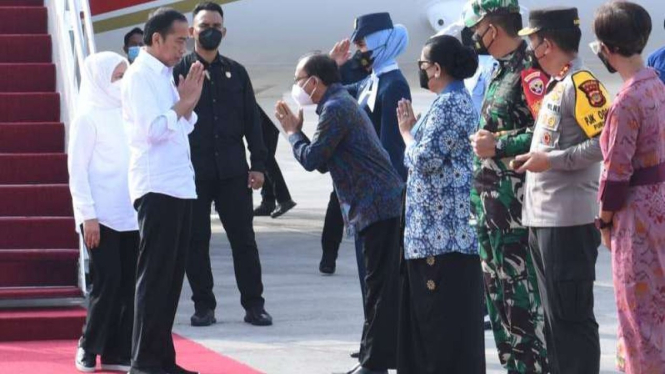 Presiden Jokowi mengunjungi Bali, Rabu, 25 Mei 2022.