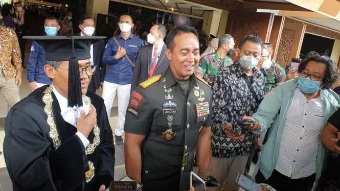 Panglima TNI Jenderal Andika Perkasa di UGM, Yogyakarta