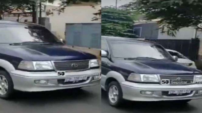 Mobil kedutaan yang viral halangi ambulans di jalanan Jakarta