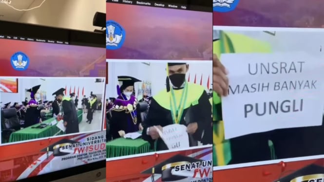 Viral Mahasiswa Unsrat Diwusida Malah Tunjukkan Pungli di Kampus 