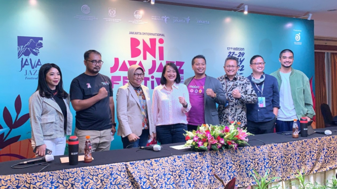Konferensi pers Java Jazz festival 2022.