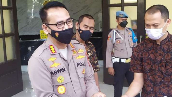 Kepala Polrestabes Bandung Komisaris Besar Polisi Aswin Sipayung