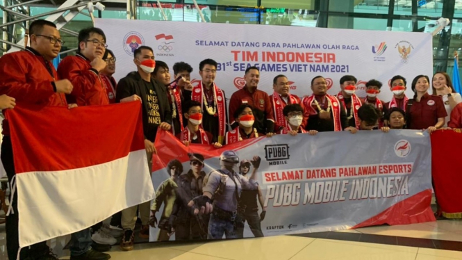 Tim Esport Indonesia nomor PUBG Mobile tiba di Tanah Air