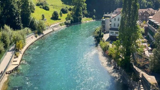 Sungai Aare di Bern, Swiss