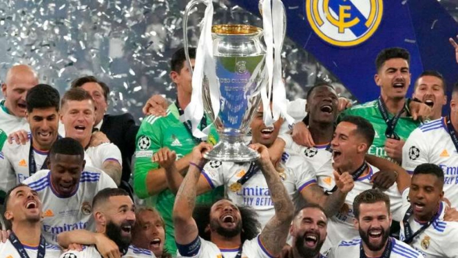 Real Madrid juara Liga Champions 2021/22.
