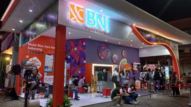 Booth BNI Digital Experience di BNI Java Jazz Festival 2022